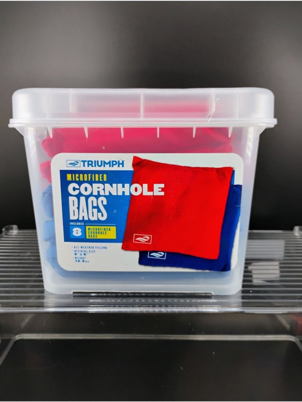 Triumph Cornhole Bags Set Of 8 In Red & Blue Colors